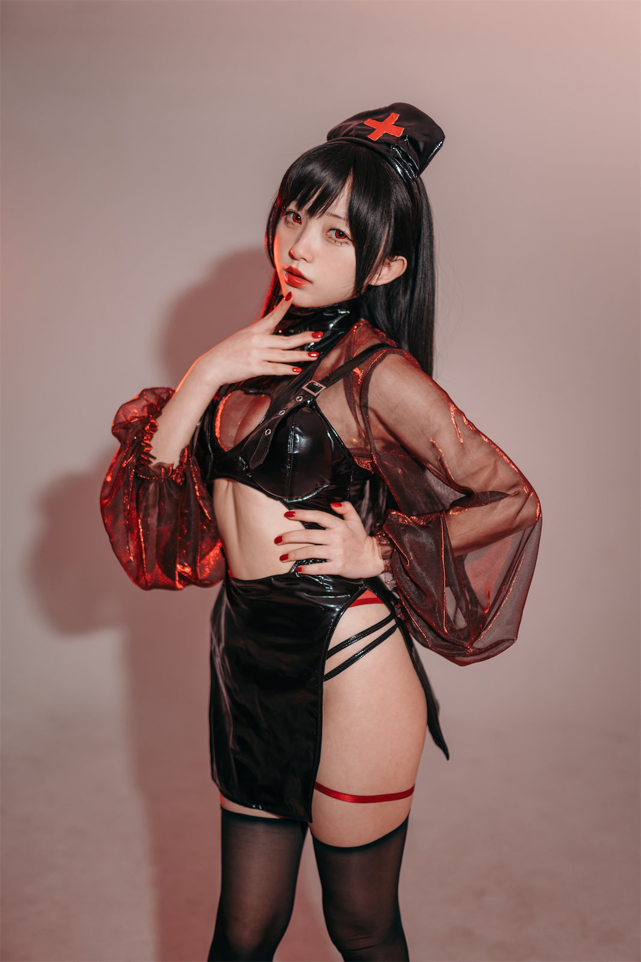 花铃 - NO.021 猩红护士 [77P]-XikXak